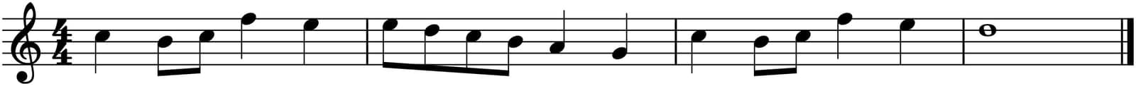Major Keys Up to Four Sharps or Flats